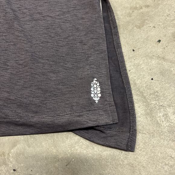 Free People X HATCH Gray Short Sleeve Maternity Loungewear Shirt Top Size Small - Picture 6 of 6